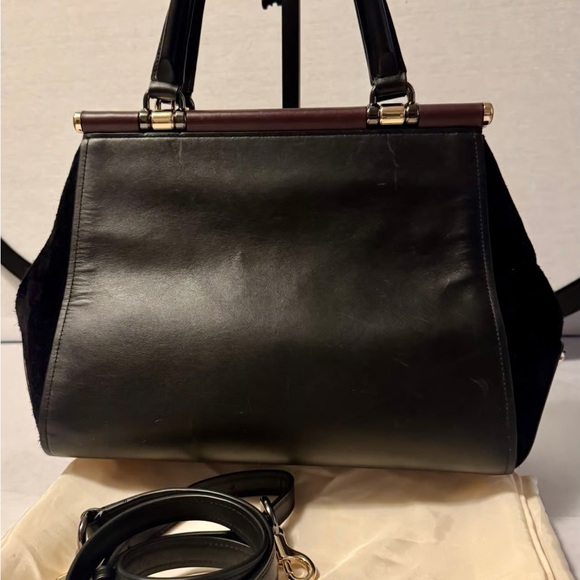 Coach Black and Brown Women's Satchel - Picture 2 of 6
